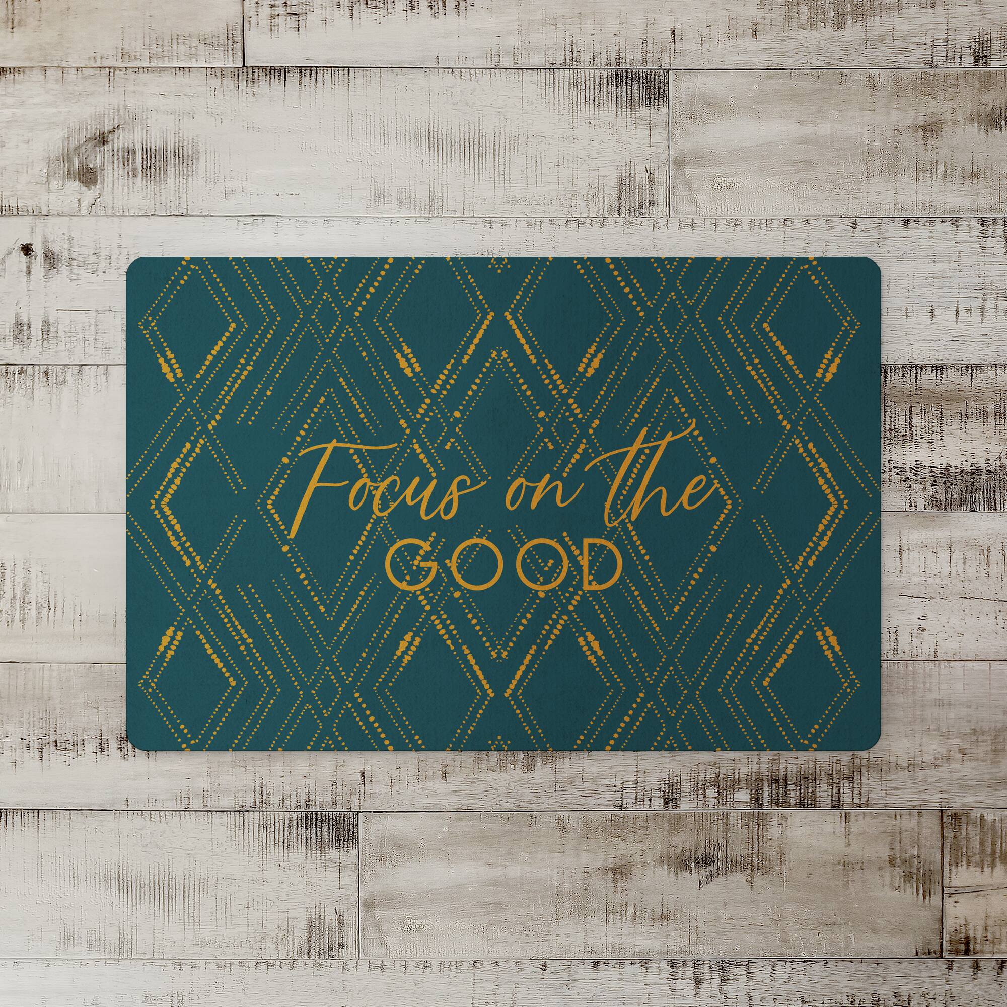 Focus on the Good Geo Diamond Floor Mat